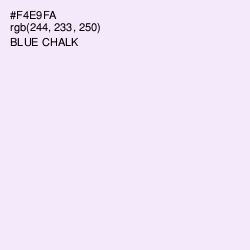 #F4E9FA - Blue Chalk Color Image